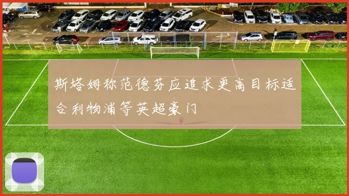 斯塔姆称范德芬应追求更高目标适合利物浦等英超豪门